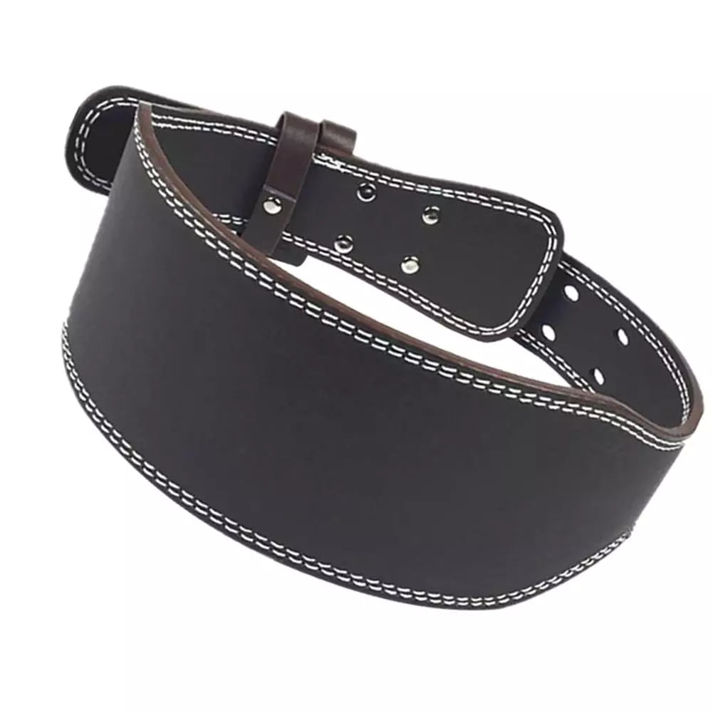 Leather weightlifting cheap belt